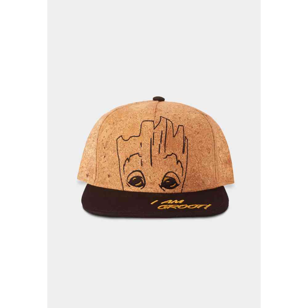 Marvel Guardians Of The Galaxy - Groot Casquette Snapback - Marron/Noir
